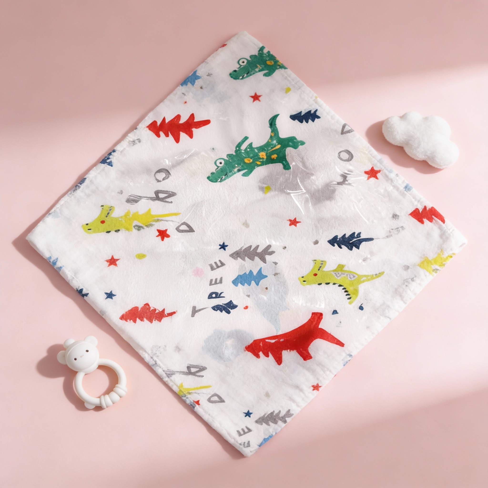 Crocodile Print Swaddle