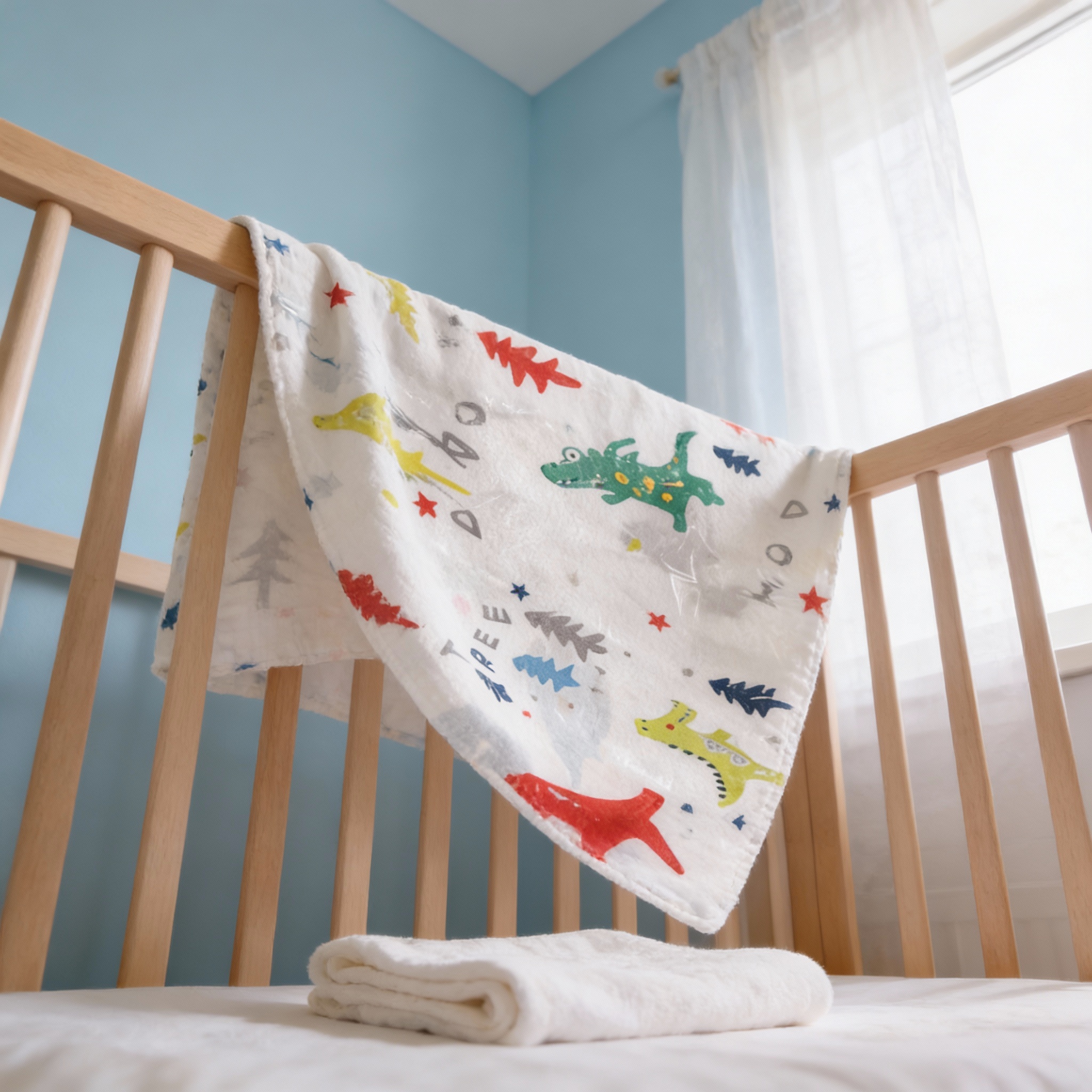 Crocodile Print Swaddle 2