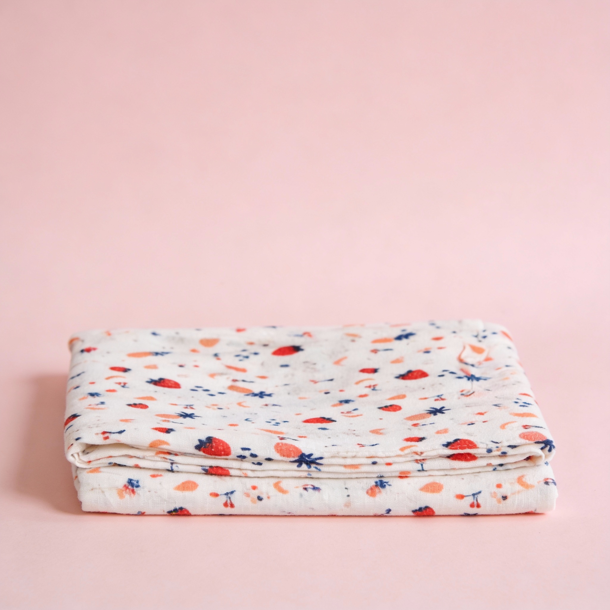 Strawberry Print Swaddle 2