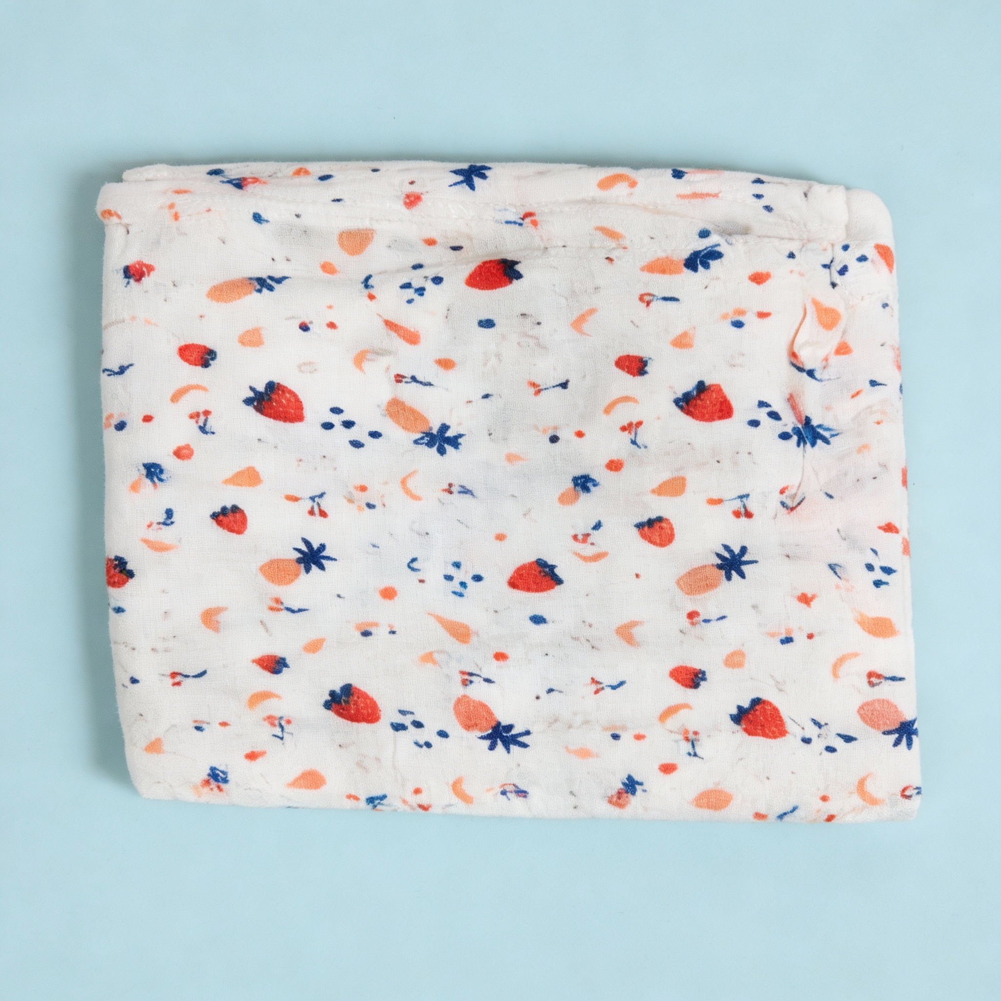 Strawberry Print Swaddle 3