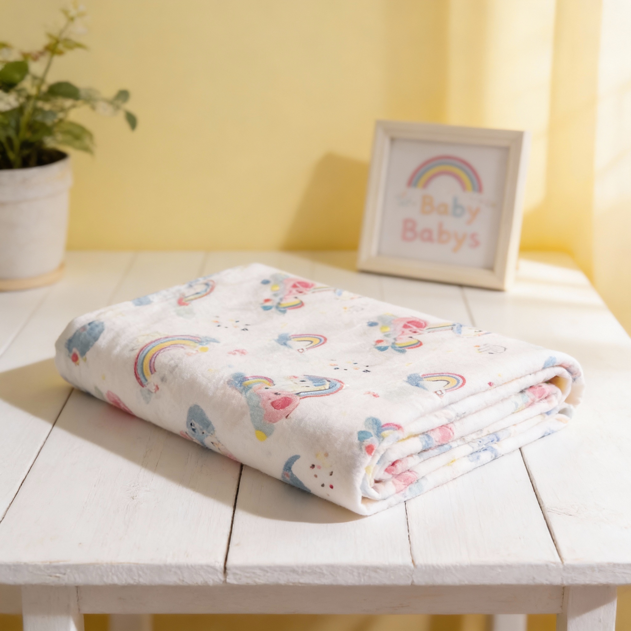 Unicorn Print Swaddle 3